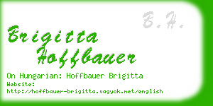 brigitta hoffbauer business card